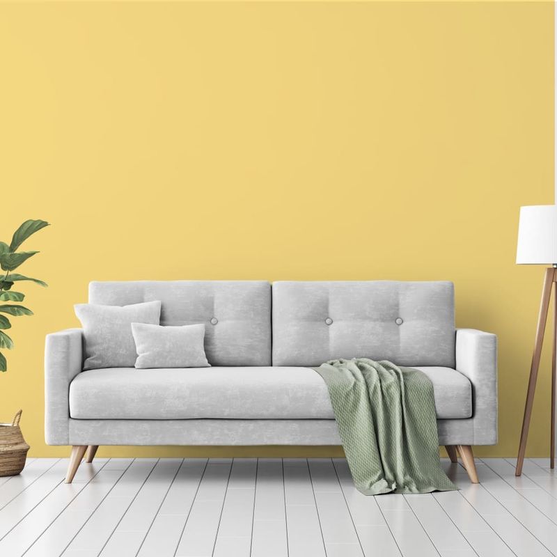 Tinta-Standard-Acrilica-Fosco-Zero-Bolor-Amarelo-Canario-18L-Bautech