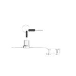 Fechadura-Vitrine-160mm-Cromado