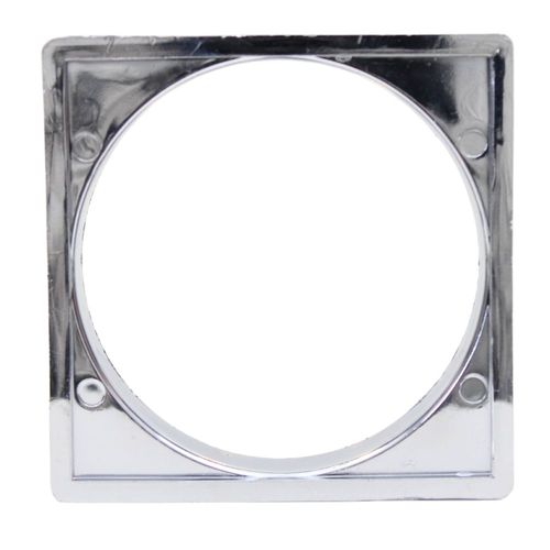 Porta Grelha Quadrado para Grelha Quadrada ABS Cromado DN100 Krona
