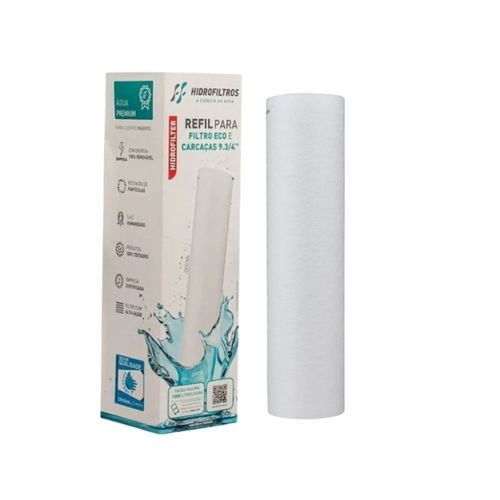 Refil para Filtro de Caixa D'Água Eco 25 Micra 9.3/4" Hidrofiltros