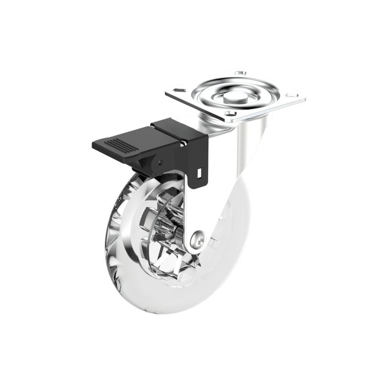 Rodizio-Transparente-Chapa-Giratoria-100mm-com-Freio-Ate-65Kg-Niquel