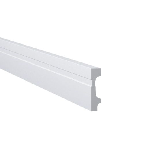 Rodapé Poliestireno FB7 Branco Frisado 7x1,8x244cm