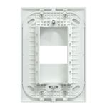 Placa-1-Posto-4x2-com-Suporte-Branca-Fosco-Lunare-Up