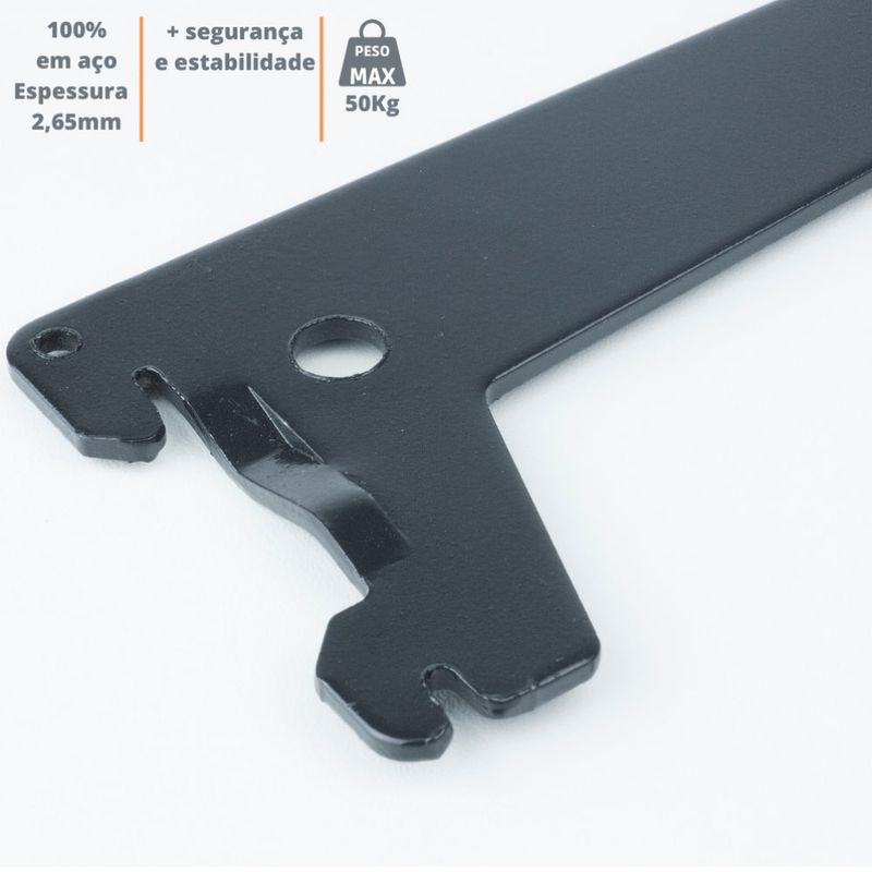 Suporte-Simples-Encaixe-Ate-50Kg-30cm-Aco-Preto