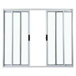 Janela-de-Correr-4-Folhas-sem-Grade-Aluminio-Branco-120x150cm