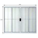 Janela-de-Correr-4-Folhas-com-Grade-Aluminio-Branco-100x150cm