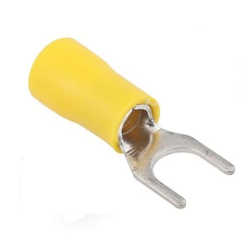 Terminal Forquilha 4-6mm2 Amarelo Eletrokit 20 Peças