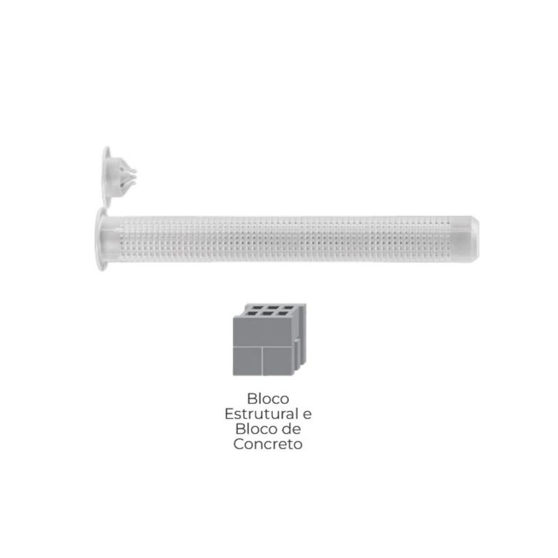 Camisa-Plastica-para-Fixacao-em-Alvenaria-12x50mm-20-Pecas