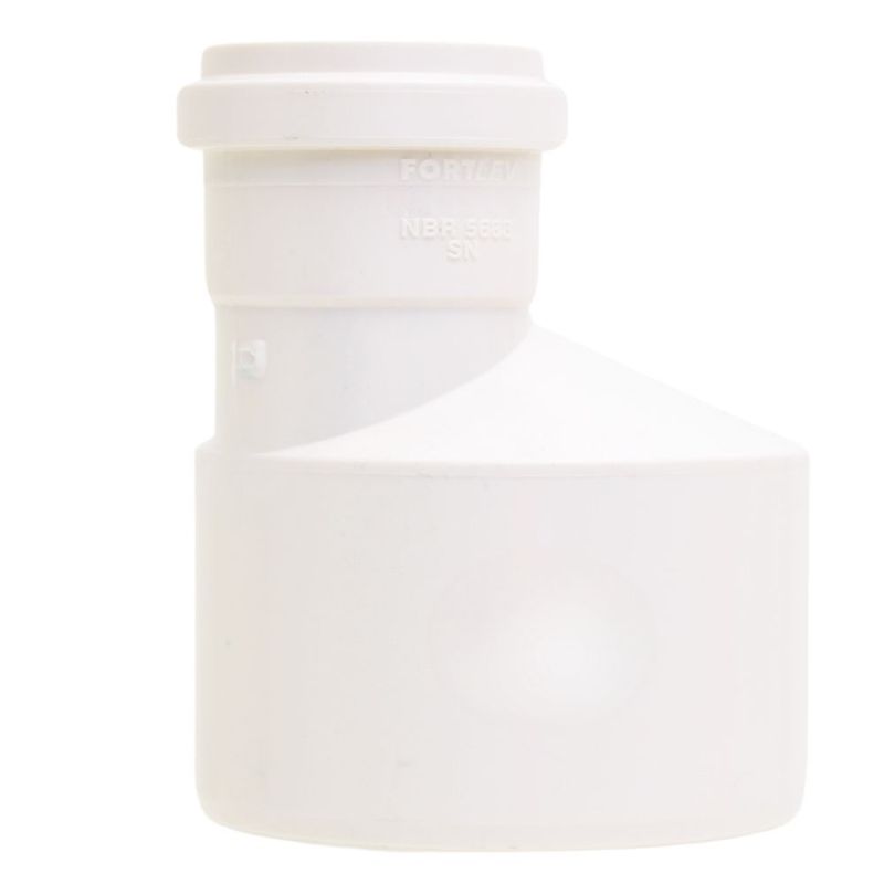 Reducao-Excentrica-Esgoto-Serie-Normal-PVC-DN-100-x-75-Fortlev