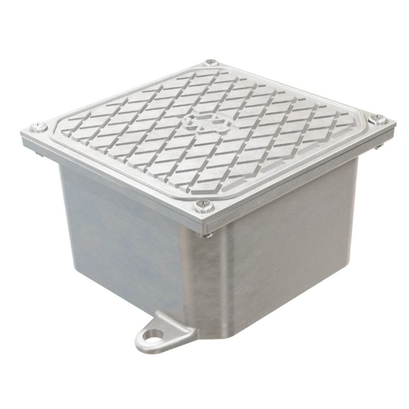 Caixa-de-Passagem-para-Piso-150x150x100mm-em-Aluminio-Wetzel