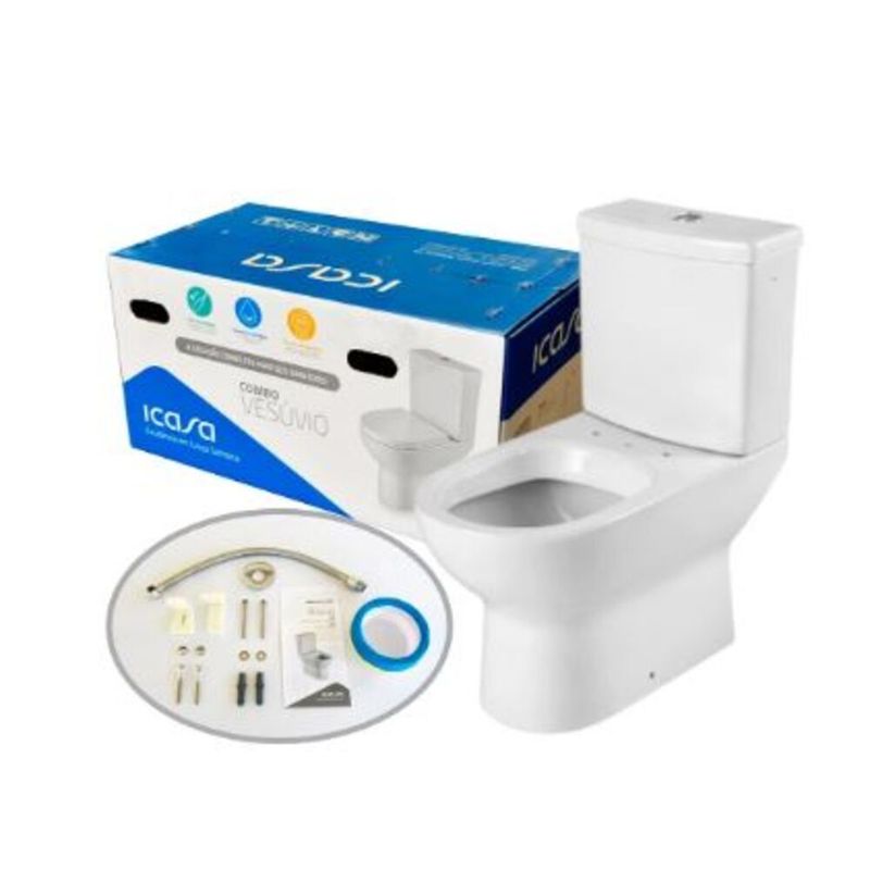 Kit-Vaso-Sanitario-com-Caixa-Acoplada-Vesuvio-3-6L-Branco-Icasa