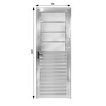 Porta-Basculante-Vidro-Boreal-Aluminio-Brilhante-Direito-210x80cm