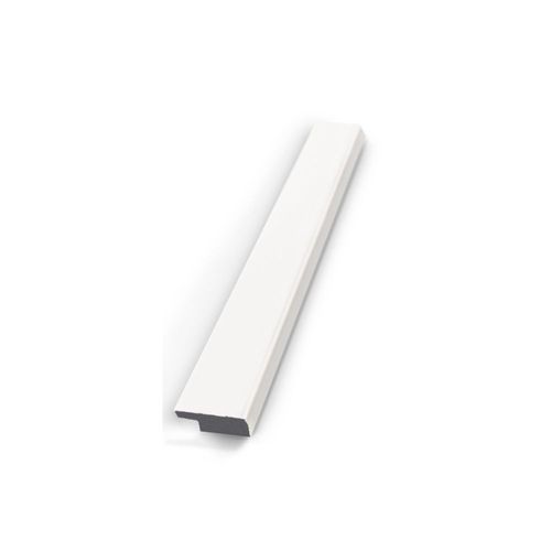 Perfil para Paínel Ripado Superior Poliestireno Branco 2,7x285cm