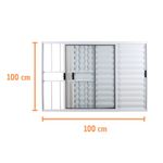 Veneziana-3-Folhas-com-Grade-Aluminio-Branco-100x100cm