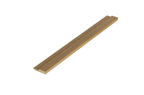 Acabamento Ripado Macho MDF Resistente à Umidade Freijó Ambar 270cm