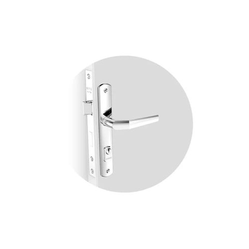 Fechadura Externa Popline Reta Esp15 20mm Cromada