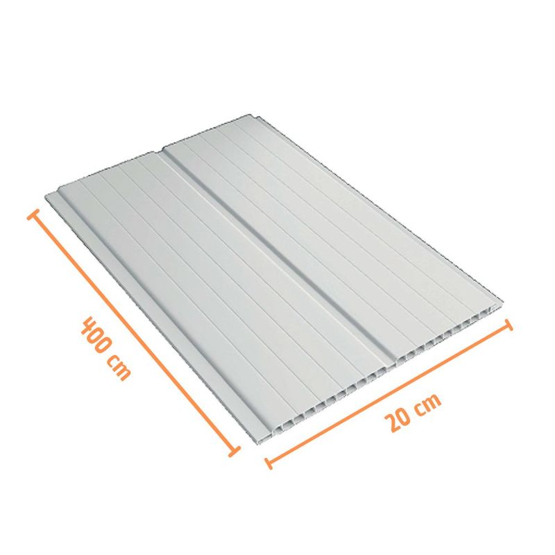 Forro-PVC-Frisado-Branco-7mm-20x400cm-Pacote-com-12m2