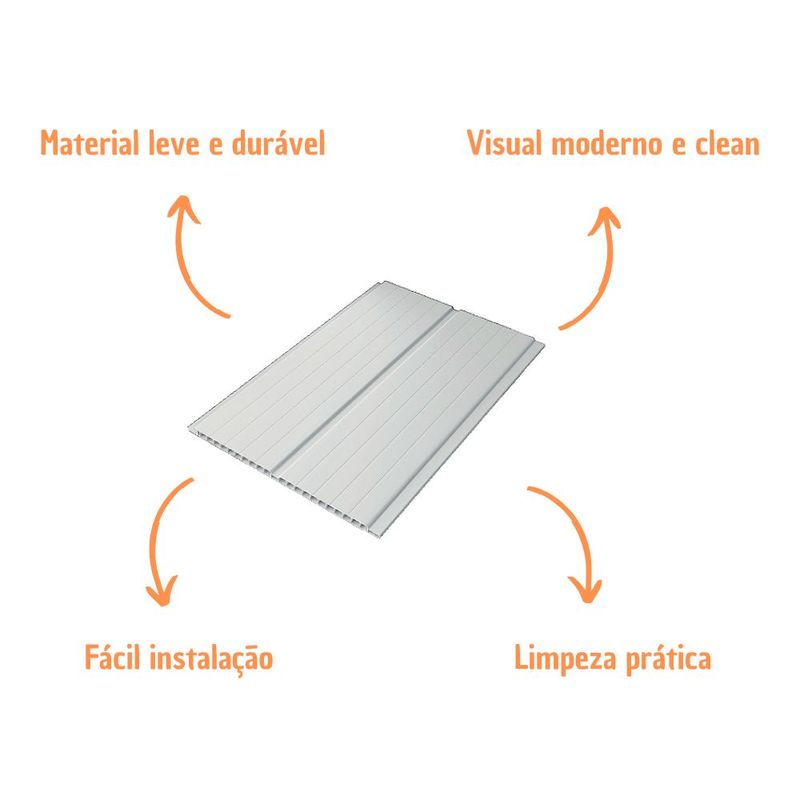 Forro-PVC-Frisado-Branco-7mm-20x400cm-Pacote-com-12m2