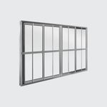 Janela-de-Correr-4-Folhas-com-Grade-Aluminio-Brilhante-100x150cm