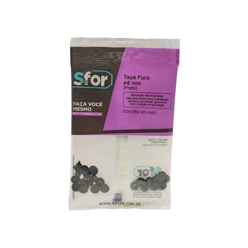 Tapa-Furo-Plastico-6mm-Preto-20-Pecas