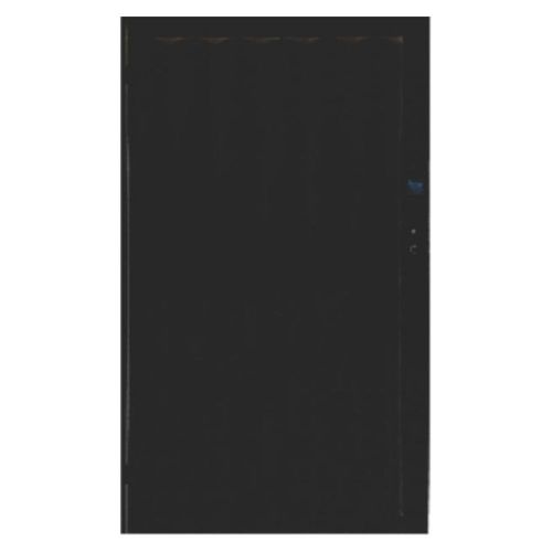 Portão de Aço Búzios Preto Direito 200x84cm