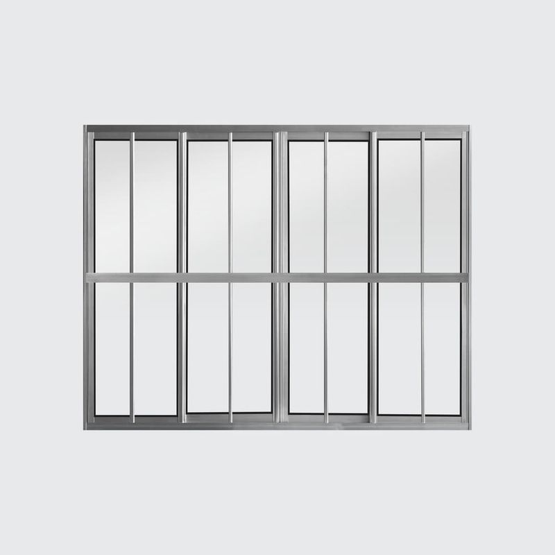 Janela-de-Correr-4-Folhas-sem-Grade-Aluminio-Brilhante-100x120cm