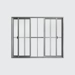 Janela-de-Correr-4-Folhas-sem-Grade-Aluminio-Brilhante-100x120cm