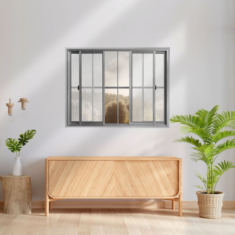 Janela-de-Correr-4-Folhas-sem-Grade-Aluminio-Brilhante-100x120cm