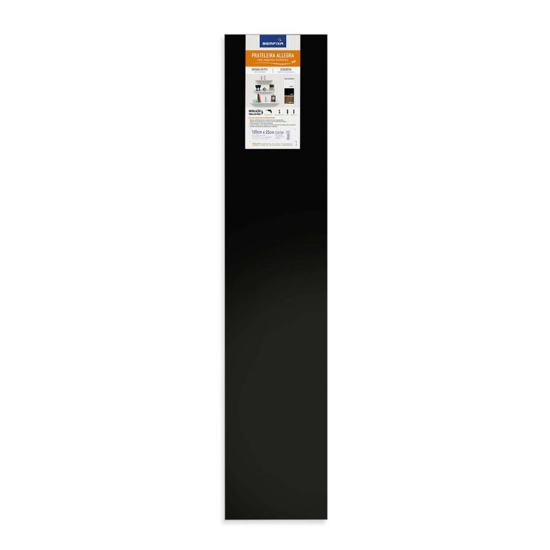 Prateleira-MDP-Preto-Com-Suporte-Invisivel-120x25cm