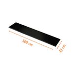 Prateleira-MDP-Preto-sem-Suporte-100x25x15cm