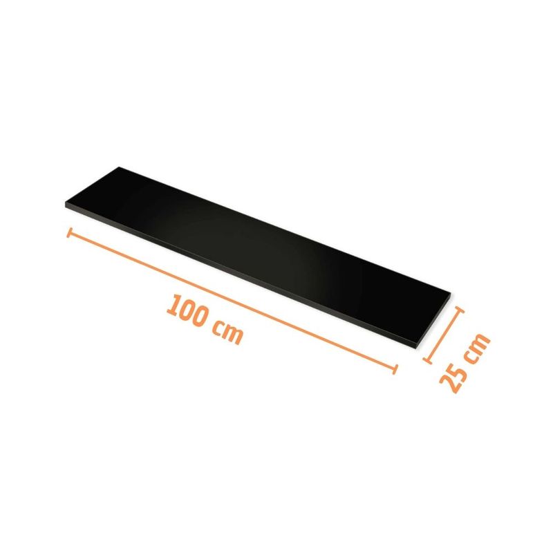 Prateleira-MDP-Preto-sem-Suporte-100x25x15cm