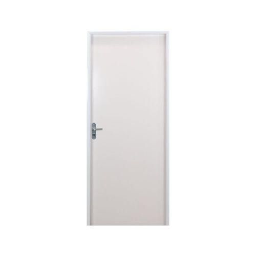 Kit Porta Lisa Colméia Branco Açomad Esquerdo 215x75cm