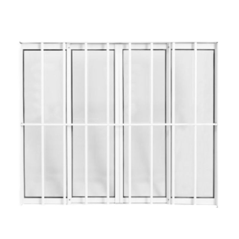 Janela-de-Correr-4-Folhas-com-Grade-Aluminio-Branco-120x200cm