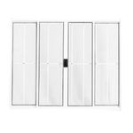 Janela-de-Correr-4-Folhas-com-Grade-Aluminio-Branco-100x200cm