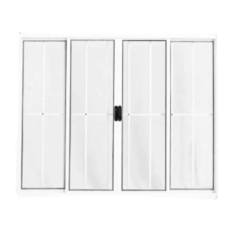 Janela-de-Correr-4-Folhas-com-Grade-Aluminio-Branco-100x200cm