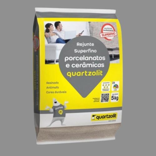 Rejunte Porcelanato Cinza Ártico 5kg Quartzolit