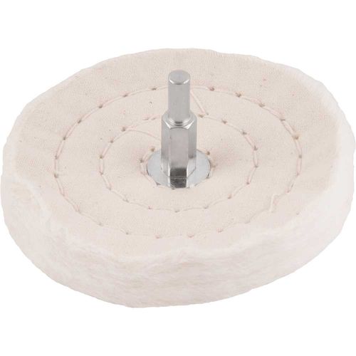 Roda de Pano com Haste para Polimento 4" 100mm Vonder