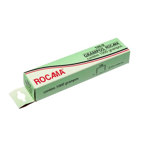 Grampo Tipo 106 8mm 1000 Grampos Rocama
