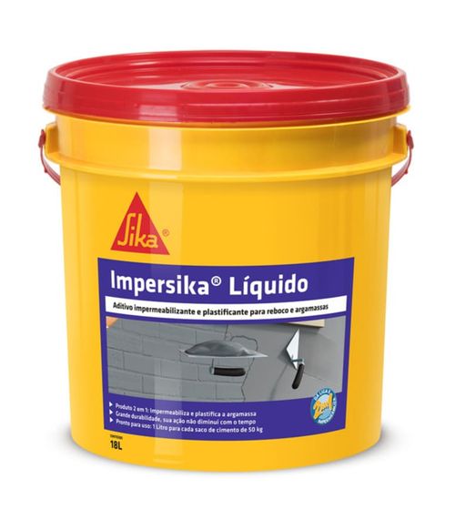 Aditivo Impermeabilizante e Plastificante 18L Sika