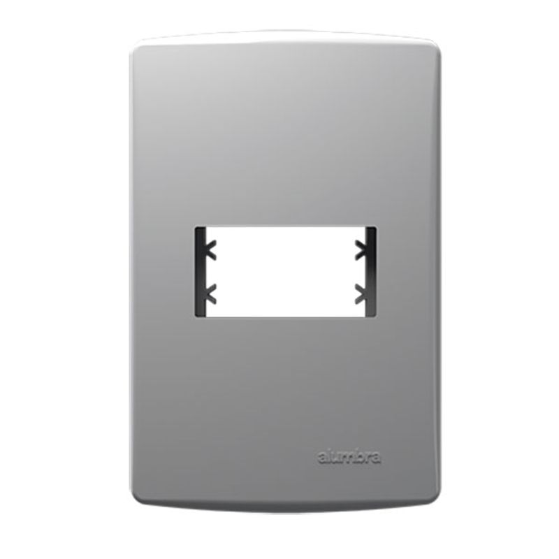 Placa-1-Posto-4x2-com-Suporte-Branca-Biancopro