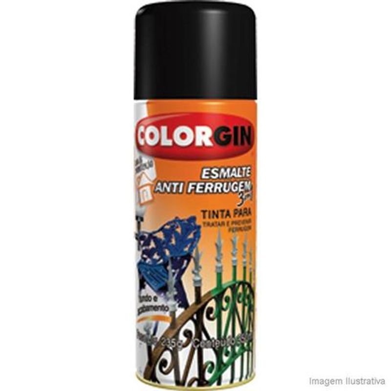 Tinta-Spray-Antiferrugem-Preto-350ml-Colorgin