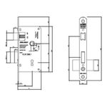 Fechadura-Externa-Roseta-Redonda-L880-40MM-Zamac-Cromado