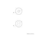 Fechadura-Externa-Roseta-Redonda-1601-39-55MM-Inox-Cromado