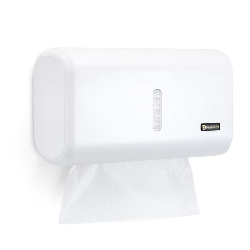 Dispenser-para-Papel-Toalha-Interfolhas-Urban-Compacto-Branco