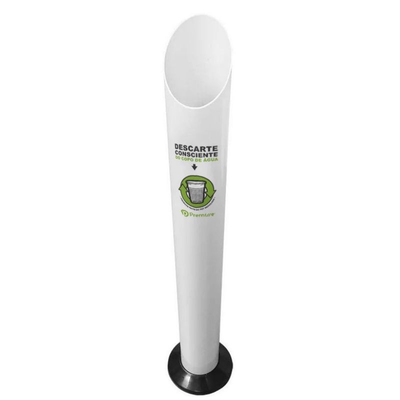 Lixeira-para-Copo-Agua-Clean-Executiva-Branca