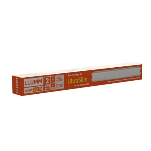 Driver Ultra Slim para Fita Led 24W 12V 2 Amperes Bivolt
