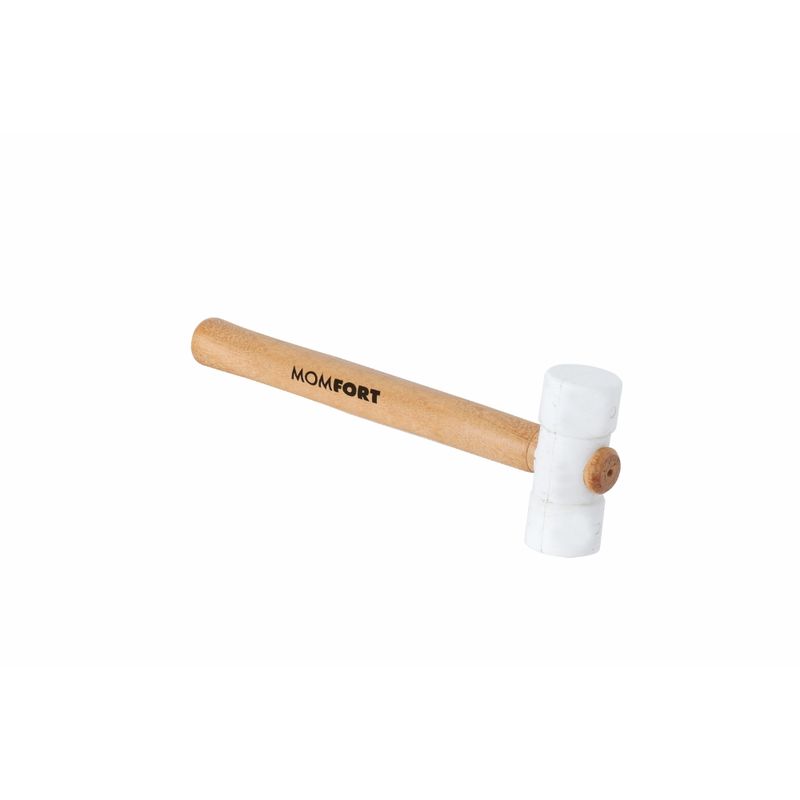 Martelo-de-Borracha-60-mm-Branco-Cabo-Madeira-Momfort