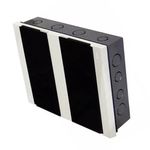 Quadro-PVC-Disjuntor-Embutir-sem-Barramento-para-16-Disjuntores-Branco
