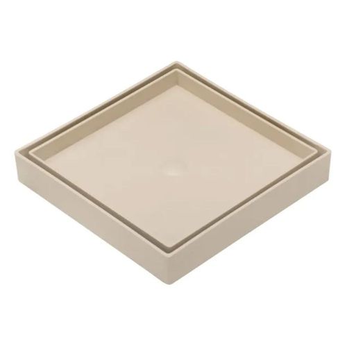 Ralo Invisível Quadrado Bege 13x13cm