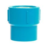 Luva-Soldavel-com-Bucha-de-Latao-Azul-PVC-25mm-X-3-4--Fortlev